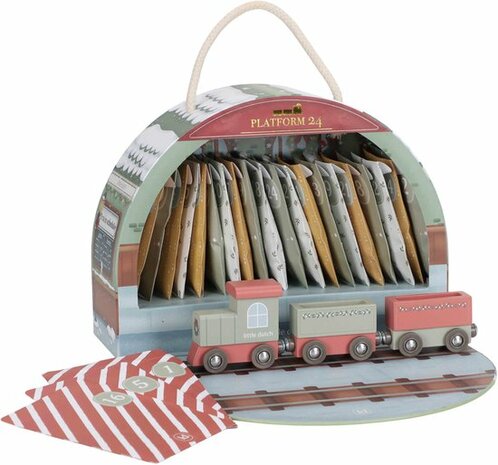 Little Dutch Advent treinbaan FSC