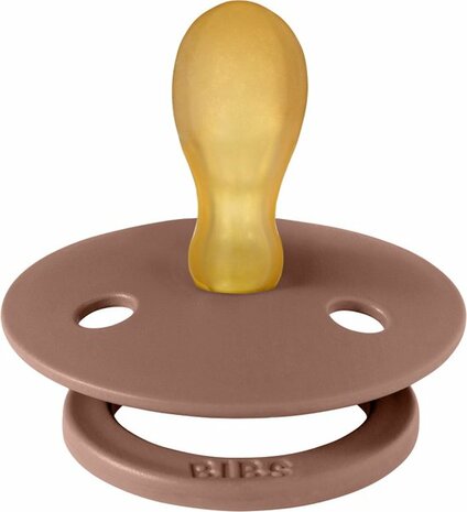 BIBS Fopspeen Symmetrisch Colour latex 2 pack - Woodchuck/Blush mt2