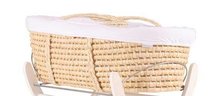 Wieg bekleding wit voor Mozes mandje
