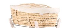 Wieg bekleding ecru voor Mozes mandje