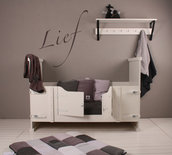 Happy Baby - Holland Junior ledikant Kiske Wit 70 x 150