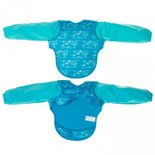 Bibetta Mouwslab Turquoise Vogel