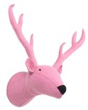 Kidsdepot Dierenhoofd Raindeer / Rendier Pink