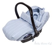 Baby Anne-Cy Autostoelhoes en Voetenzak Oslo Butterfly Cable Baby Blue