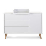 Childhome Retro Rio White Commode 3 laden / 1 deurtje
