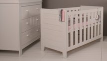 Happy Baby Holland babyledikant Milano 60 x 120 Wit