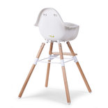 Childhome Evolu 2-in-1 Kinderstoel Naturel - Wit