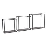 Kidsdepot Wall Box set van 3 Black Winkelmodel