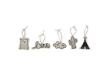 Childhome Tipi Canvas Gym figuurtjes 5 stuks