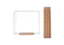 Childhome Evolu 2 Extra lange set poten met voetsteun Naturel