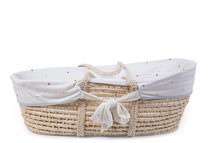 Hoes voor moses mand gold dots