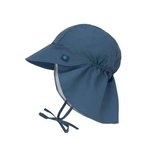 Lässig UV Zonnepet met nekbescherming Navy 9 - 12 maanden