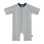 Lässig UV Zwempak korte mouw Striped Blue 0/6 maanden