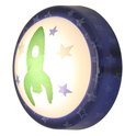 LIEF! Led Pushlight, indruk nachtlampje Blauw