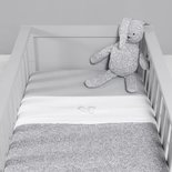 Jollein ledikantdeken gebreid 100x150 Stonewashed Grey