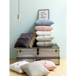 Kidsdepot Manta Check Kussen white 2 stuks