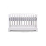 Childhome Ledikant omvormbaar 70 x 140 Wit + frame wit
