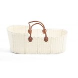 Childhome Moses mand Off-White / bruin leer + matras
