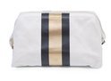 Childhome Baby Necessities Toilettas Canvas Off White Stripes Black Gold