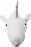 Childhome vilten muur decoratie Unicorn wit