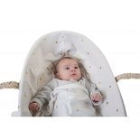 Hoes voor moses mand gold dots