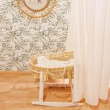 Childhome Moses Mand Raffia met matras naturel