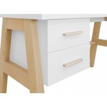 Bopita Lisa Bureau Wit Naturel