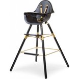 Childhome Evolu 2 Extra lange set poten met voetsteun Zwart