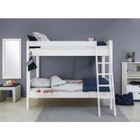 Bopita Jente Stapelbed met schuine trap wit