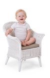 Childhome Mimo Kinderstoel met kussen Wit