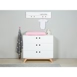 Bopita Lynn Commode 3 laden Wit Naturel