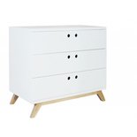 Bopita Lynn Commode 3 laden Wit Naturel
