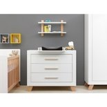 Bopita Lisa Commode 3 Laden Wit Naturel