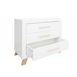Bopita Lisa Babykamer 3-delig Wit Naturel