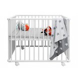Bopita Boxkleed Stars Grijs - Wit