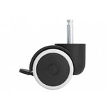 Bopita Set Wieltjes 50mm met rubber zwart