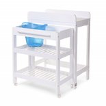 Childhome Verzorgingstafel / Luiertafel Wit Incl. Bad