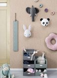 Kidsdepot Knitted Animals Panda Black/White
