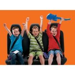 Bubblebum Booster Seat Zwart