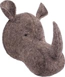 Kidsdepot Dierenhoofd Rhino / Neushoorn Bruin