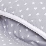 Baby Anne-Cy Autostoelhoes en Voetenzak Oslo Grey-White Star