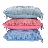 Kidsdepot Kussen Zebra Fringe Flamingo