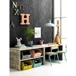 Kidsdepot Pure Metalen Bak Stapelbaar Goud