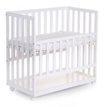 Childhome Bedkant Wieg wit incl. wielen