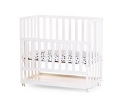Childhome Bedkant Wieg wit incl. wielen
