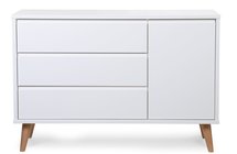 Childhome Retro Rio White Commode 3 laden / 1 deurtje