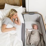 Topmark Cozee bedkant wieg Silver