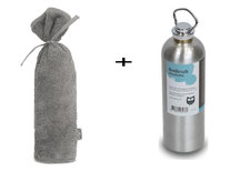 Jollein Terry Storm Grey Kruikenzak inclusief Kruik