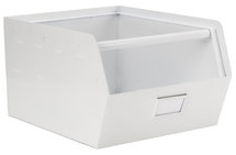 Kidsdepot Pure Metalen Bak Stapelbaar Wit