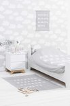 Dekbedovertrek Jollein ABC Soft Grey junior
